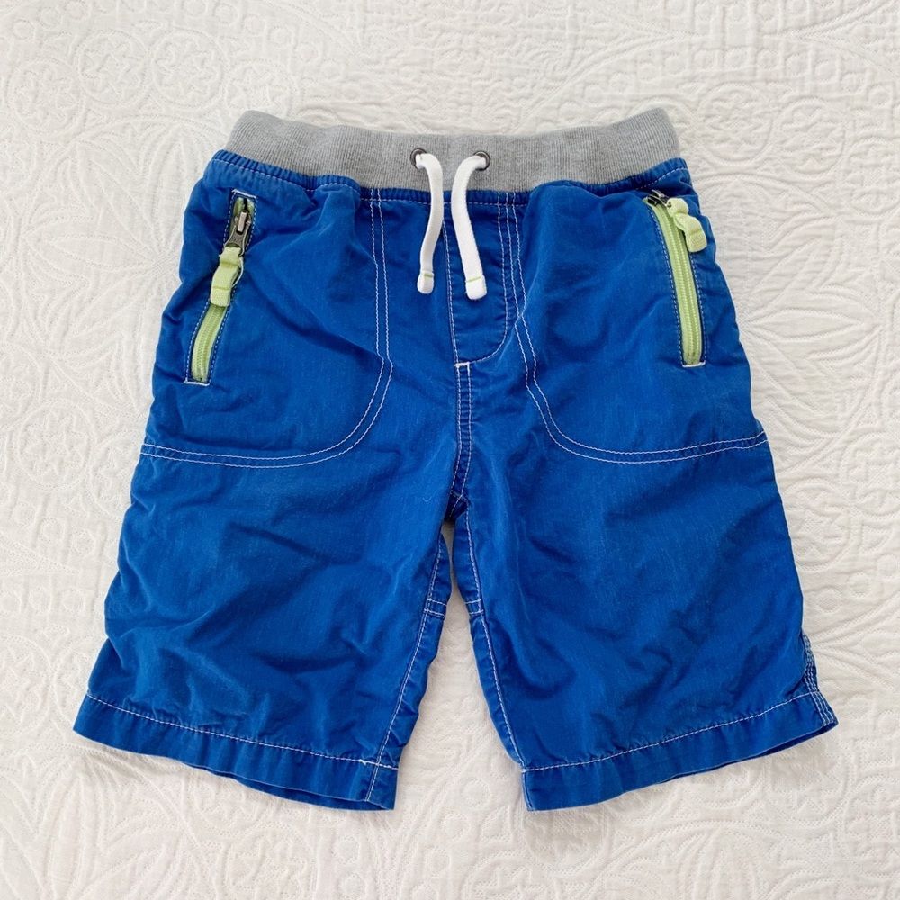Mini Boden‎ Boys' Drawstring Shorts, Blue
